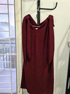 Dress Maroon - Avgal