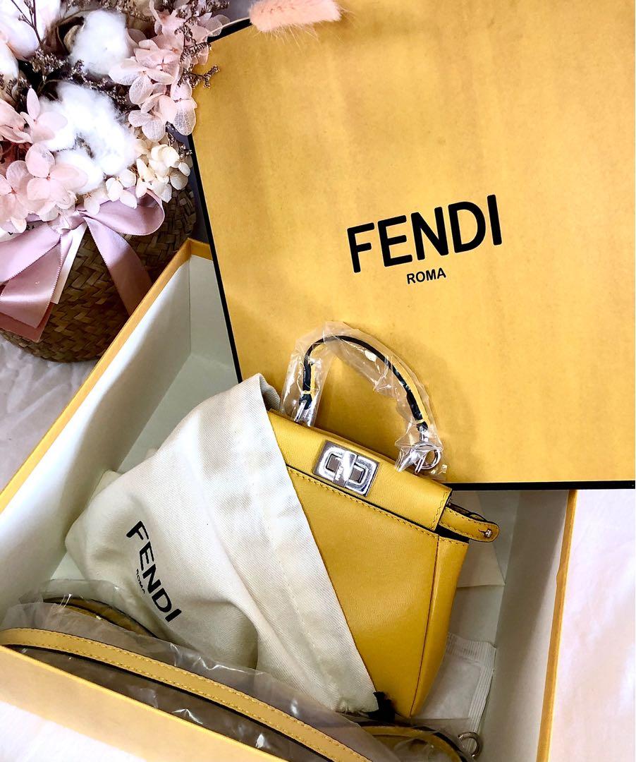 Micro clearance peekaboo fendi
