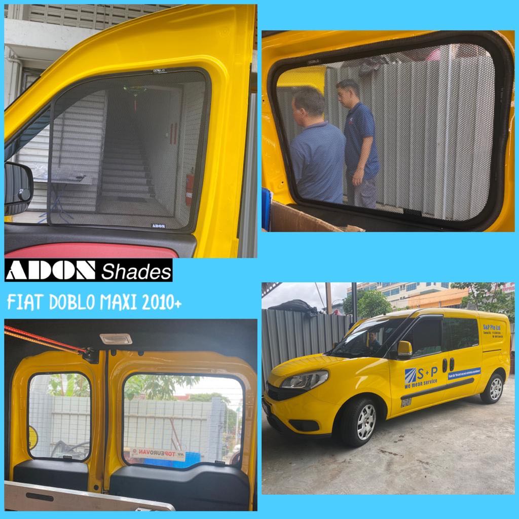 Fiat Doblo Maxi 10 Magnetic Sunshades Adon Car Accessories Accessories On Carousell