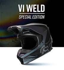 Fox V1 Weld Offroad helmet Motorcycles Motorcycle Apparel on