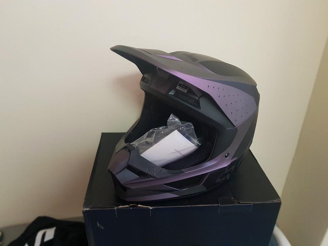 Fox 2020 v1 weld black 2025 iridium helmet