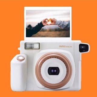 FUJIFILM INSTAX Wide 300 Instant Film Camera With 10 Sheet Film ( Black /  Toffee ), Photography, Cameras on Carousell