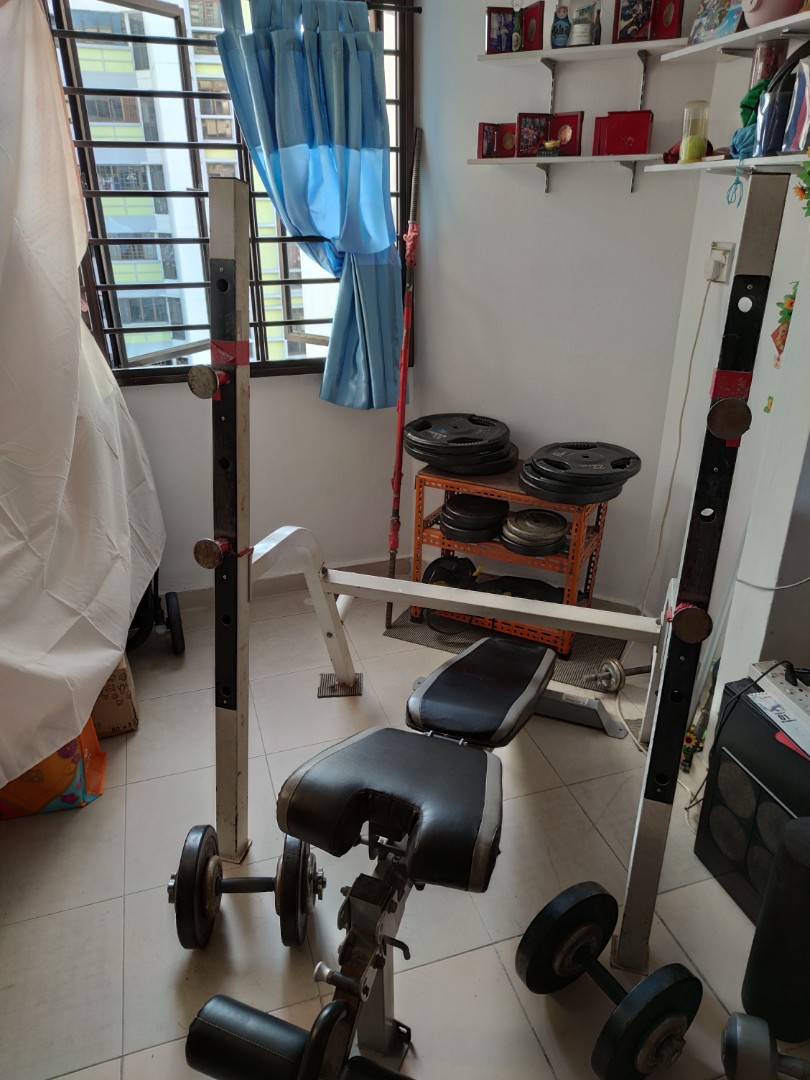 Full gym set, Sports Equipment, Exercise & Fitness, Cardio & Fitness