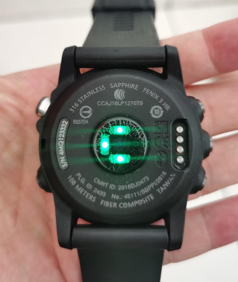 Garmin Fenix3 HR Sapphire Edition, Fesyen Pria, Jam Tangan di Carousell