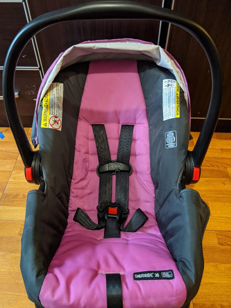 Graco snugride 30 hotsell pink