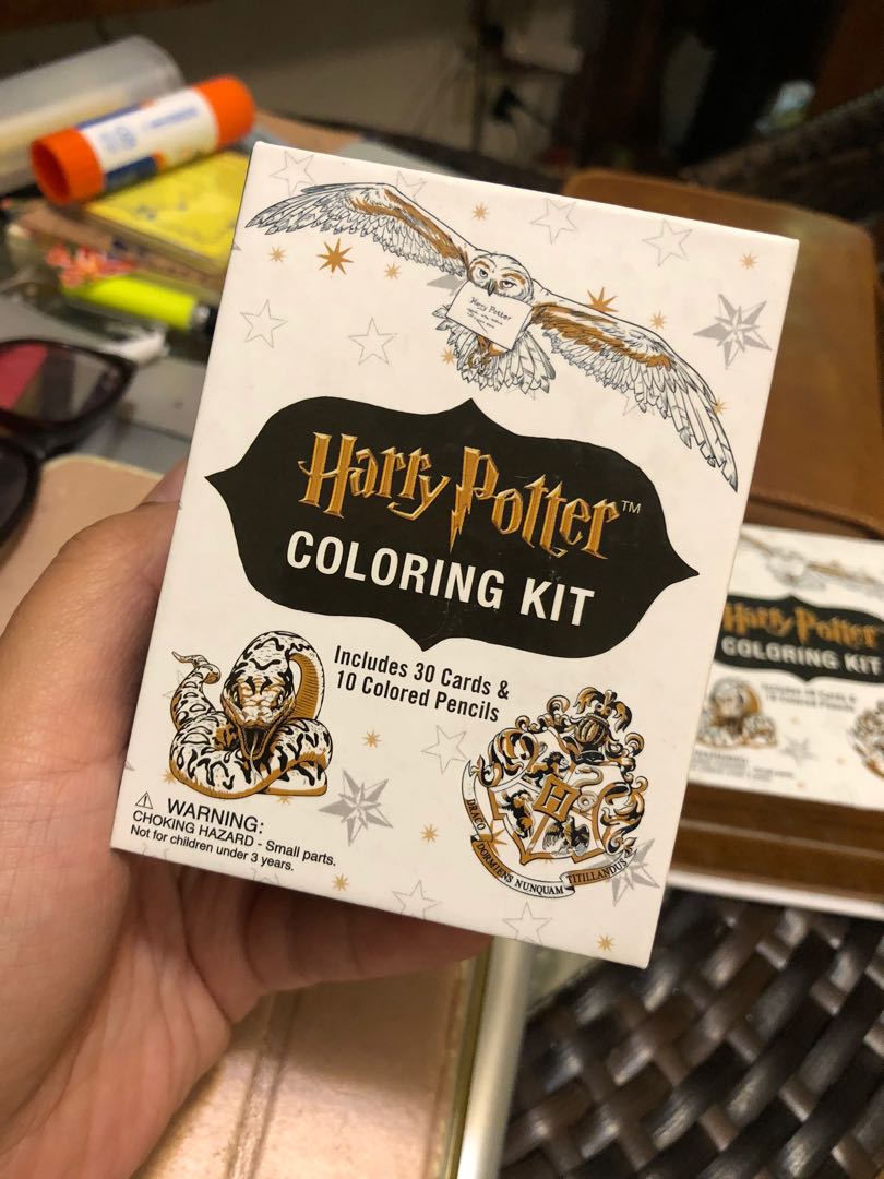 Harry Potter Coloring Kit, Hobbies & Toys, Stationary & Craft, Craft ...