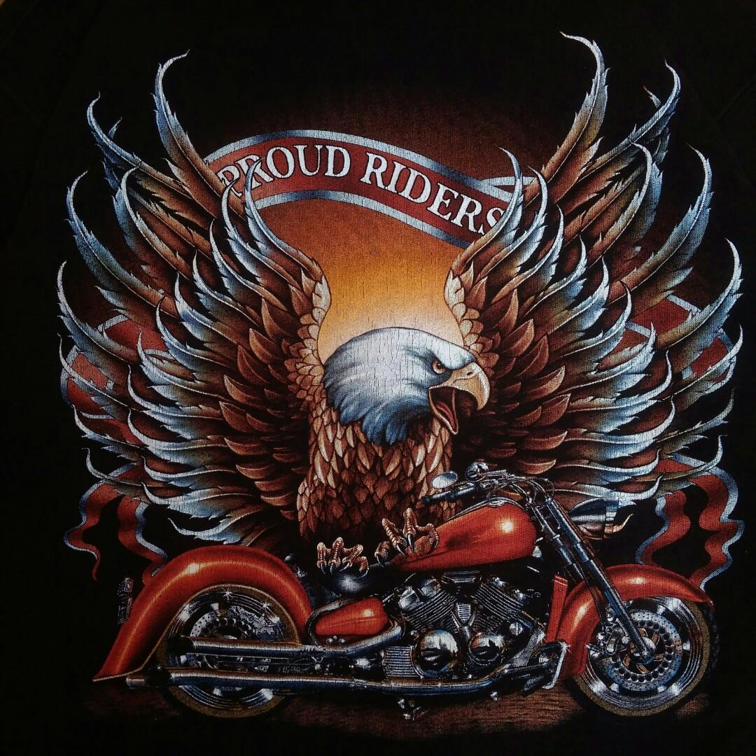 Hoodie Rock Eagle Not Harley Davidson Fesyen Pria Pakaian Baju Luaran Di Carousell