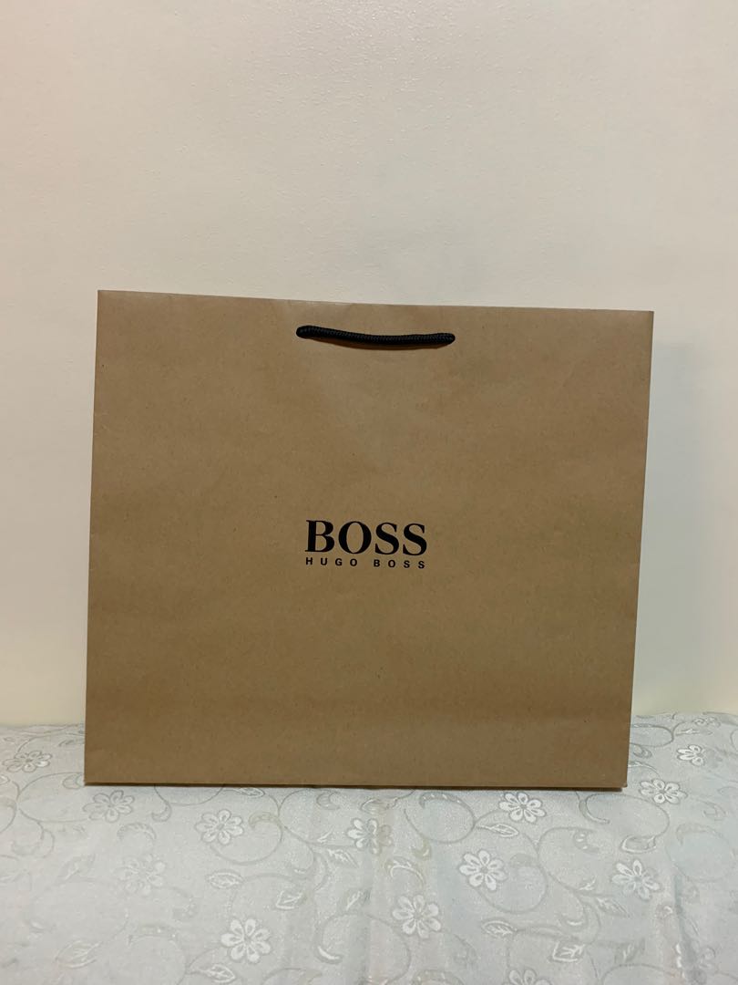 hugo boss paper bag