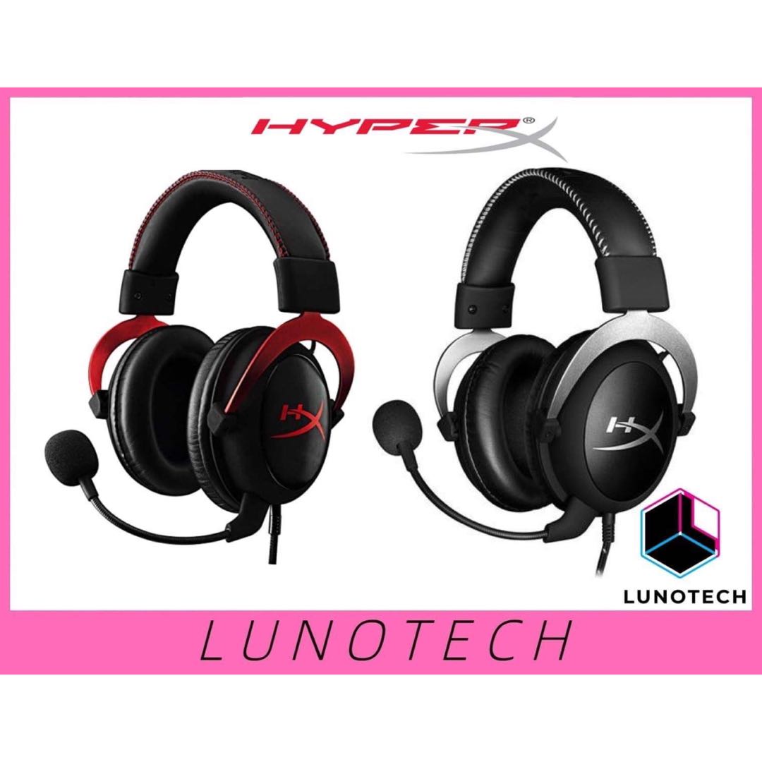 HyperX Cloud II Pro Gaming Headset 7.1 Surround Sound Metal Gun / Red