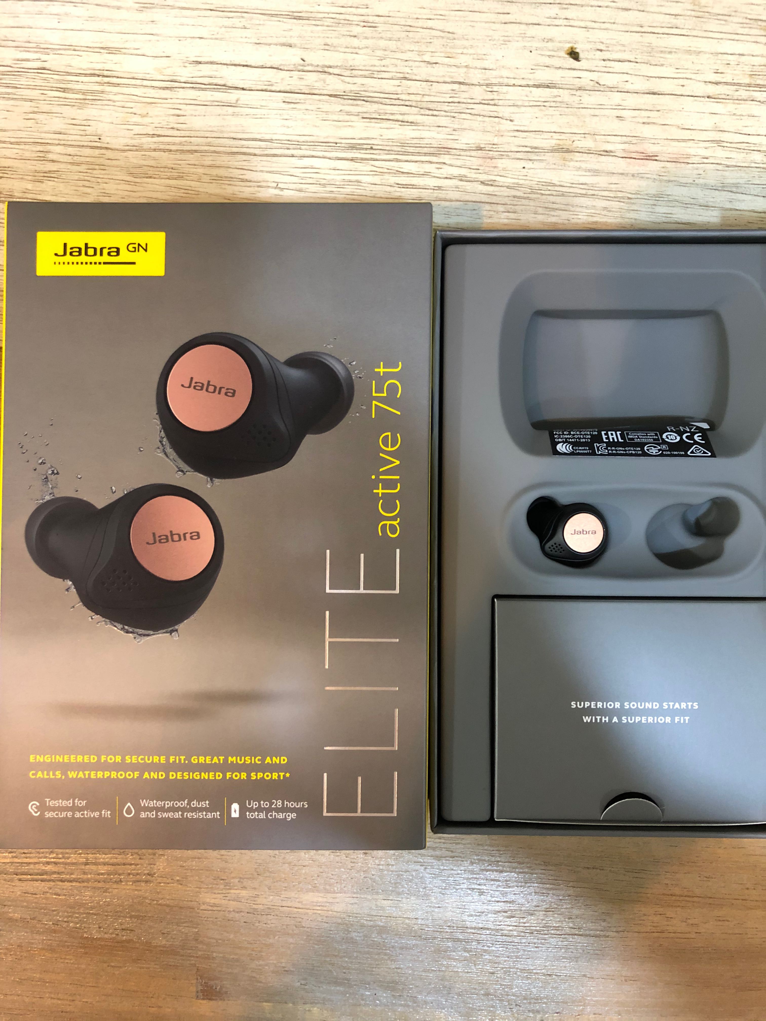 jabra elite 75t active left earbud only