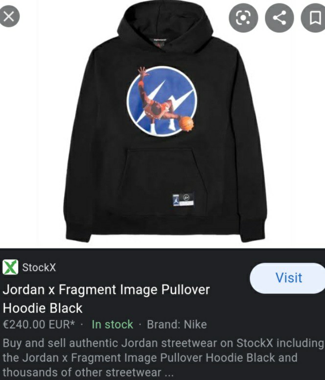 jordan x fragment sweatshirt