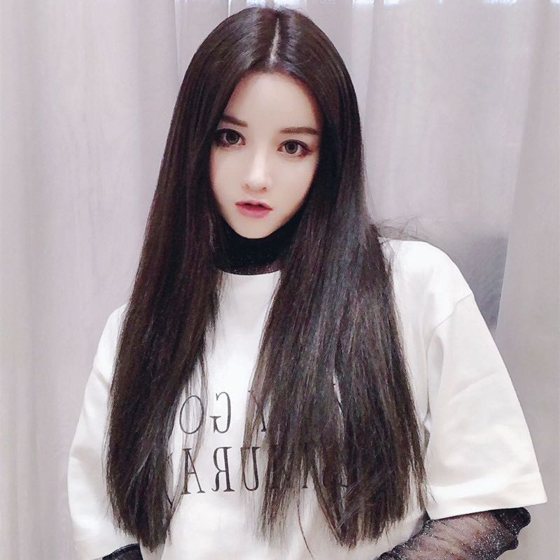 Ulzzang on sale straight hair
