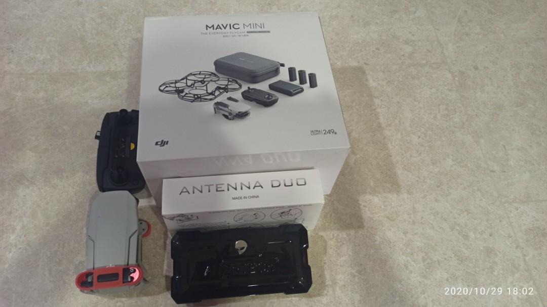 Mavic mini combo (FCC) with Alientech booster, Photography, Drones on  Carousell