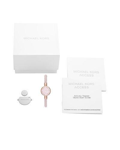 Michael Kors Access Women s Crosby Pink Silicone Slider Bracelet
