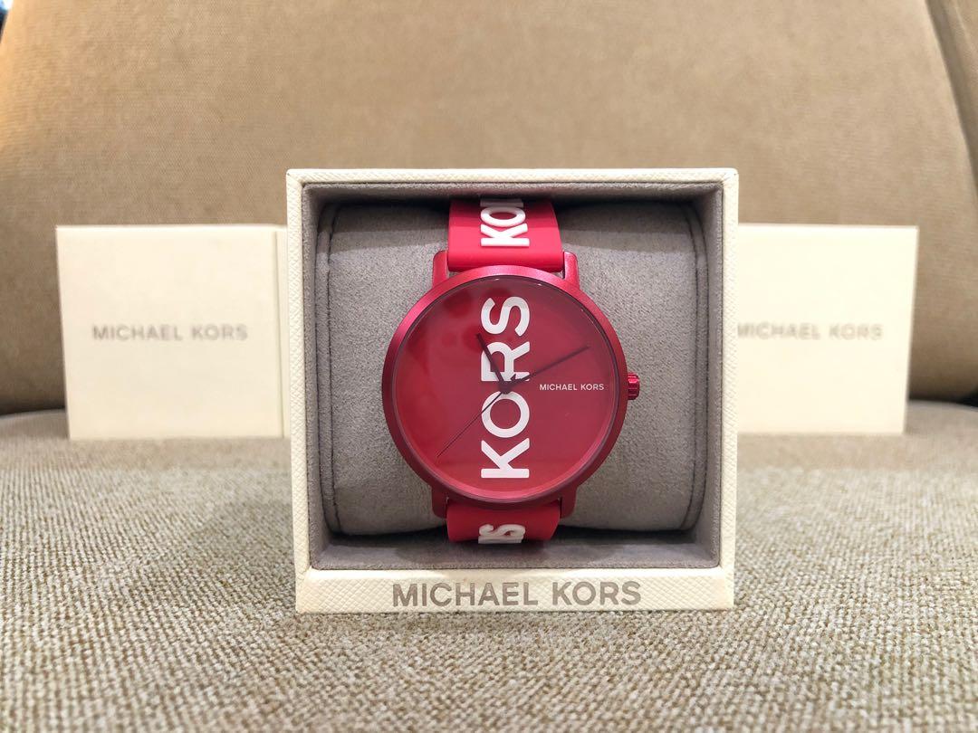 MICHAEL KORS RED WATCH, Women's Fashion, Watches & Accessories, Watches on  Carousell