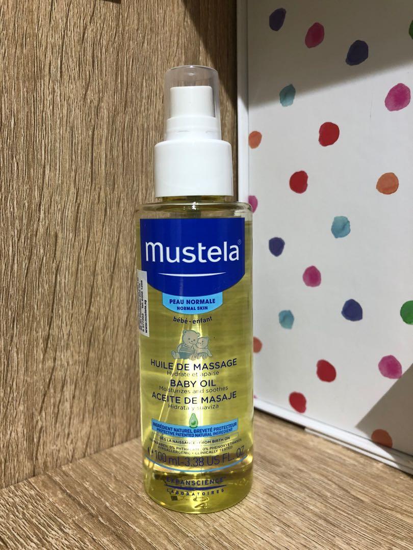 mustela baby oil 100ml babies kids bathing changing diapers baby wipes on carousell