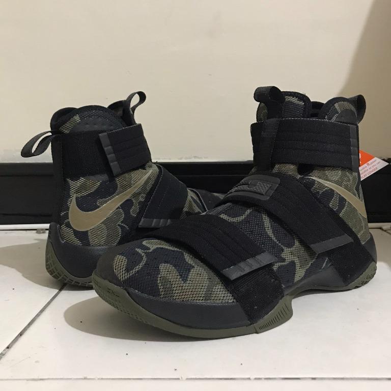 Camo lebron soldier 10 discount