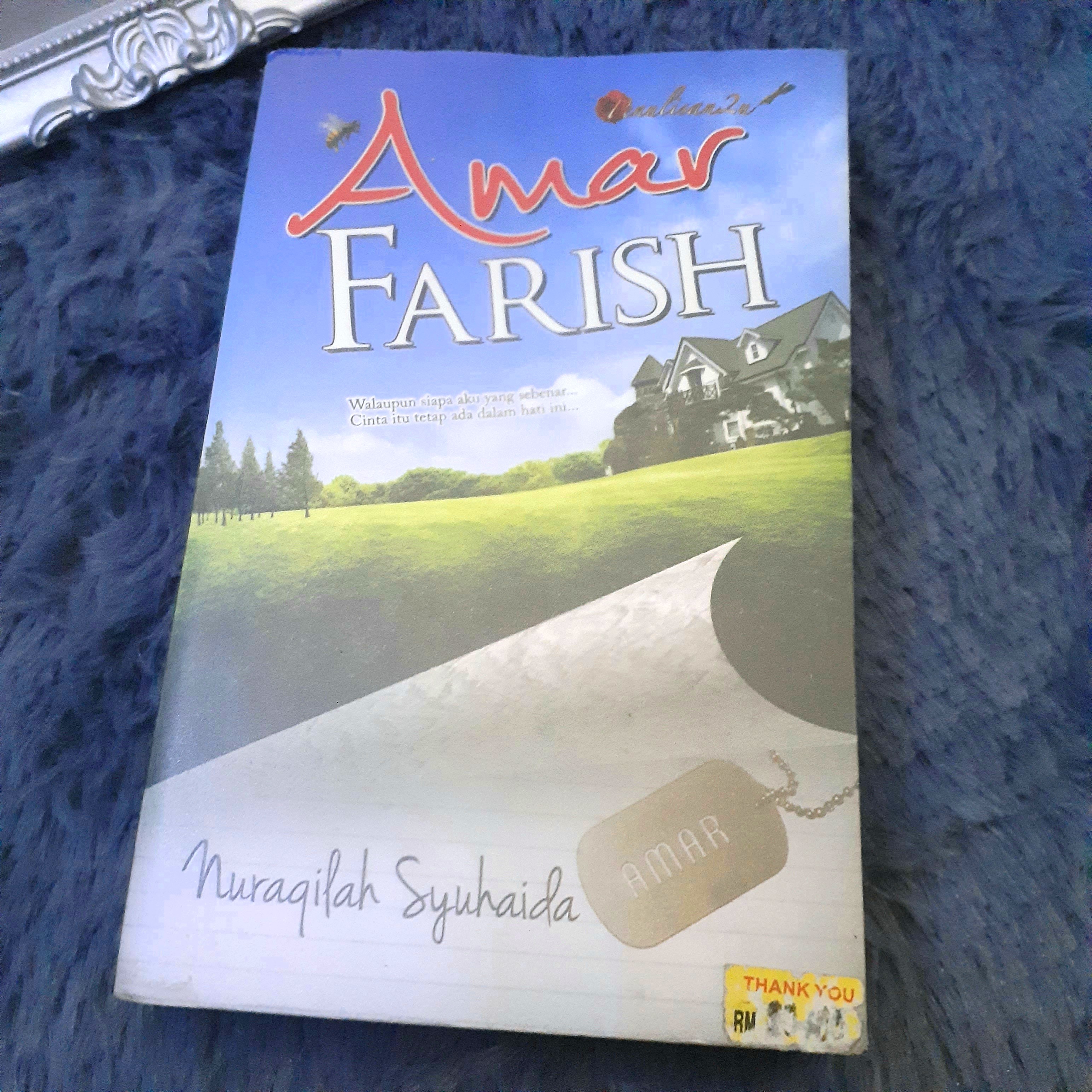 Novel Amar Farish Books Stationery Books On Carousell