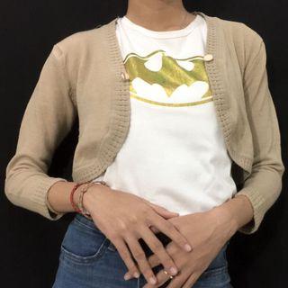 nude cardigan bolero