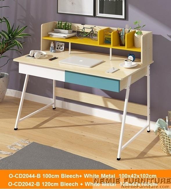 O-CD2042-B study table / work table (Category: Tables & Sets) located in Quezon City. Submitted by nemiefurniture (Listing ID 1045378113, Image 1). Description: PhP 4,100.00 Model: O-CD2044-B study table with drawers and shelf 39.37"Lx 16.50"W x 40.16"H 1000L x 420Wx 1020H mm color: beech with white frame PhP 4,200.00 Model: O-CD2042-B study table with drawers and shelf 47.25"Lx 16.50"W x 40.55"H 1200L x 420Wx 1030H mm color: beech with white fra