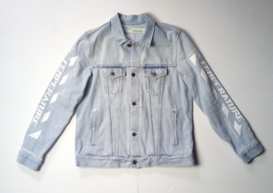 Off white shop temperature denim jacket