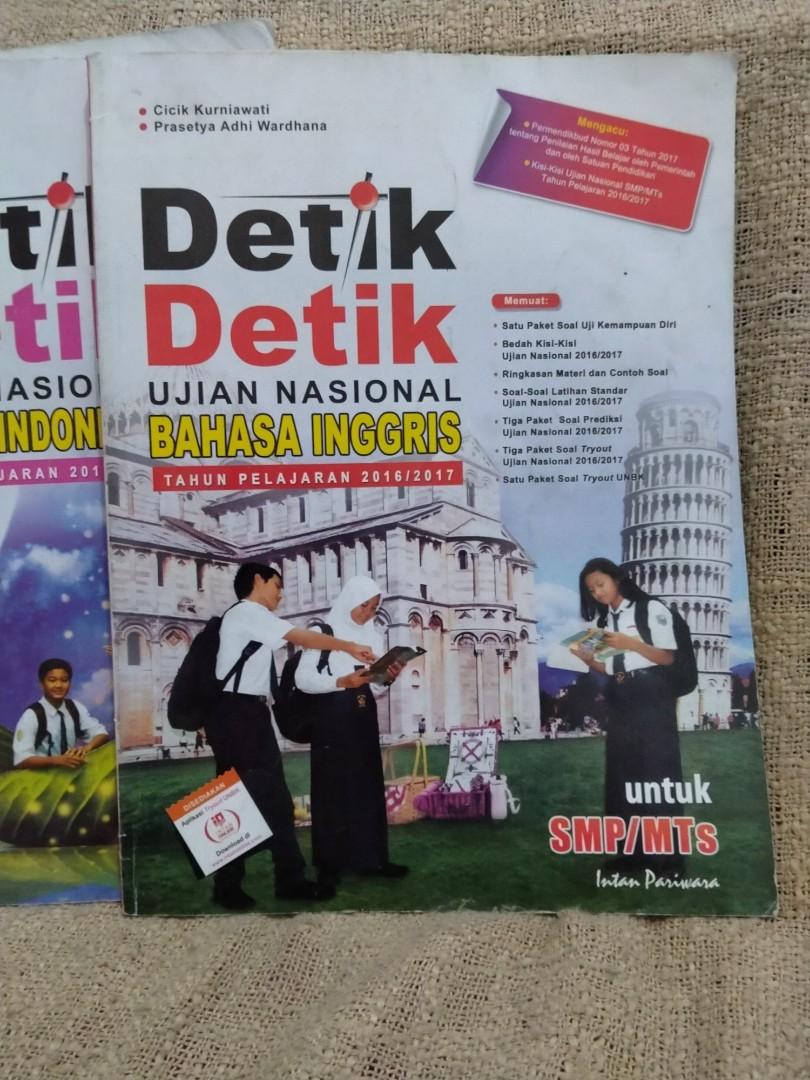 Paketan Buku Kumpulan Soal Detik Detik Smp Buku Alat Tulis Buku Pelajaran Di Carousell