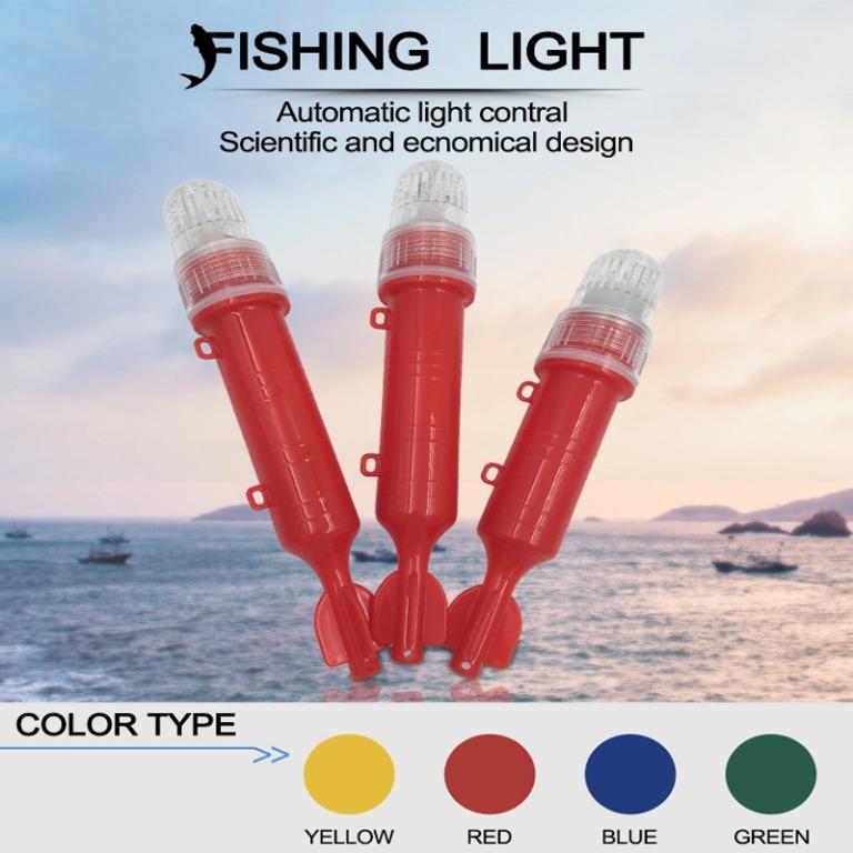 Plastic Fishing Float Led Light Attract Fish Lights Net Vertical
