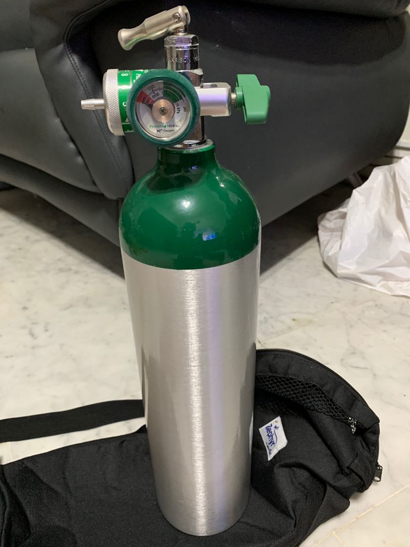 Portable Oxygen Tank, Health & Nutrition, Assistive & Rehabilatory Aids