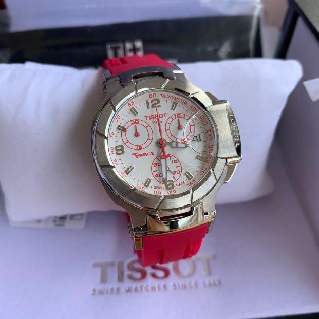 tissot t race pink