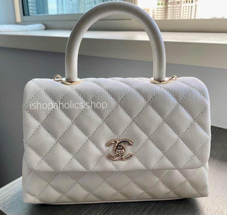 Chanel Mini Iridescent Pearly Coco Handle, Luxury, Bags & Wallets on  Carousell