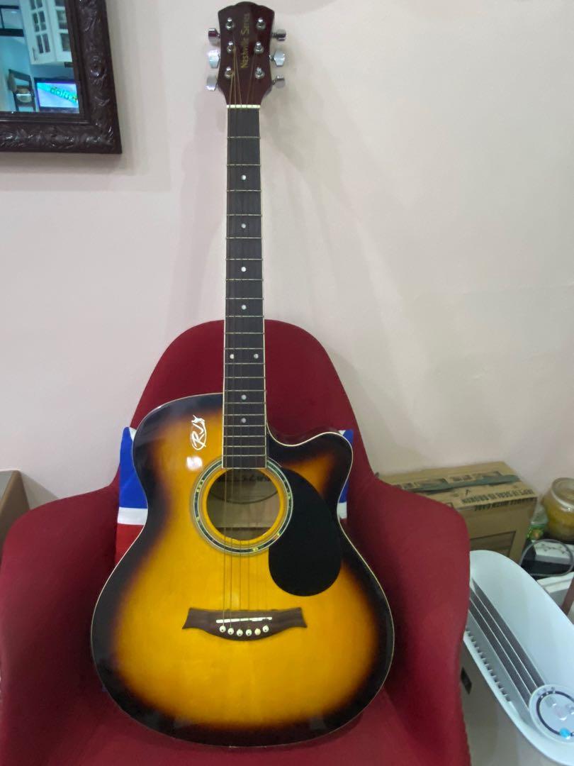 RJ Acoustic Guitar with case