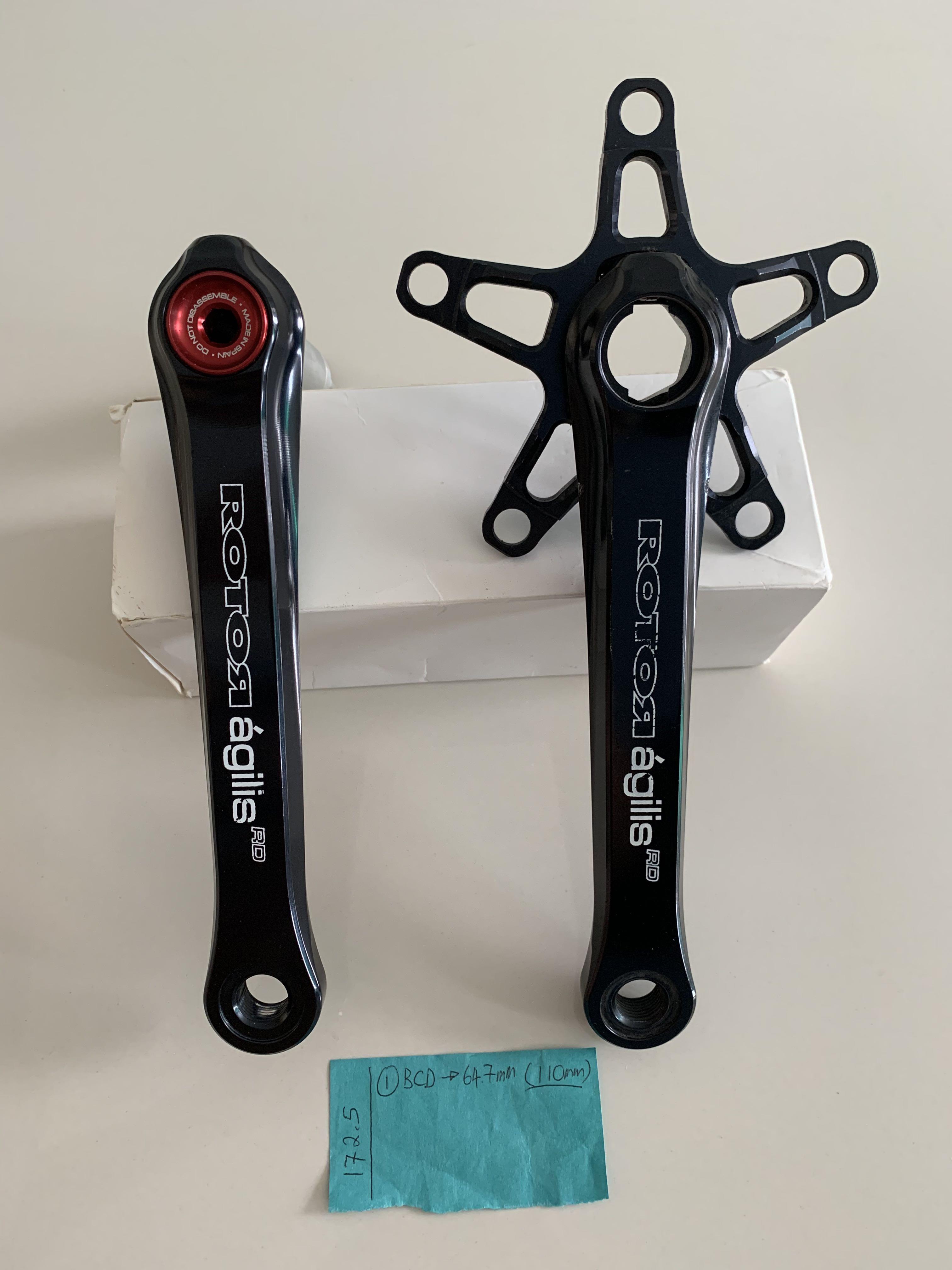 Rotor Agilis Crank 172.5mm (1 BCD110mm left) and 170mm (sold)