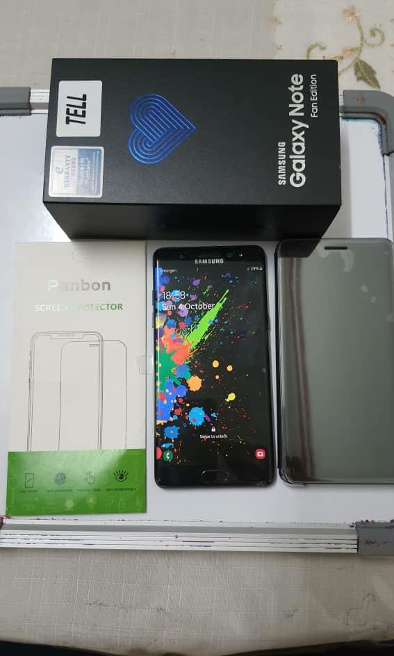 Samsung Note Fe Black Onyx Mobile Phones Tablets Android Phones Samsung On Carousell Peoples national bank freeport fl.