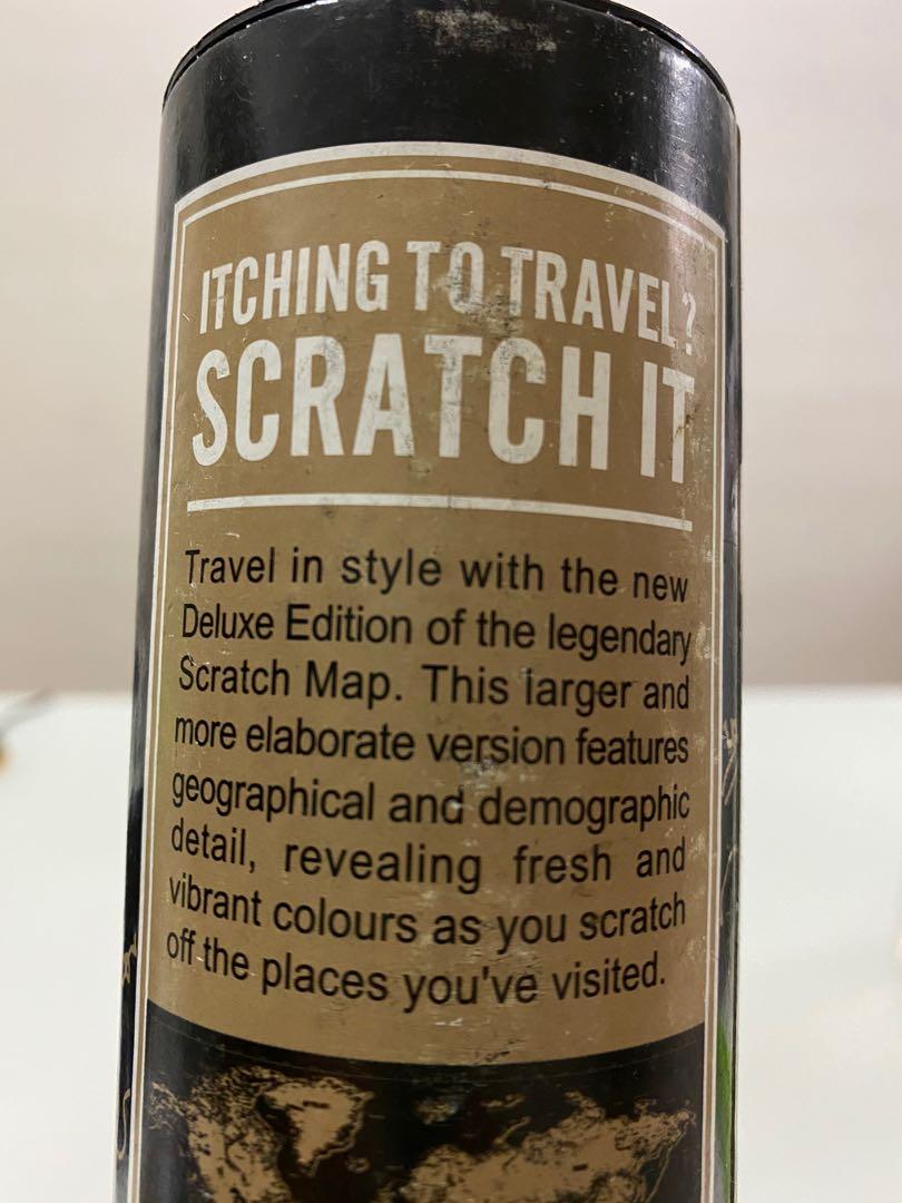 Scratch map (Category: Everything Else) located in Singapore. Submitted by gleesg (Listing ID 1045509359, Image 3). Description: Bought but did not use. .