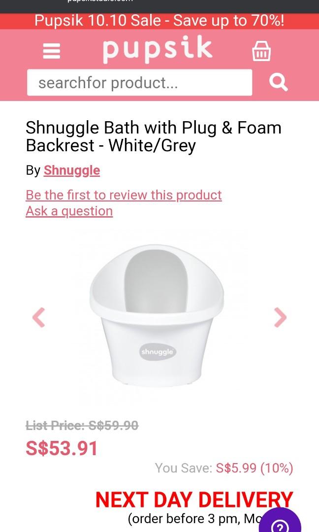 shnuggle bath sale