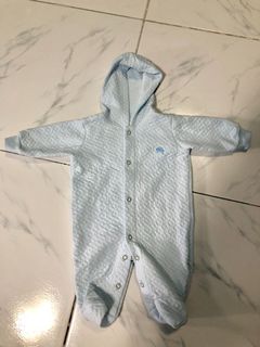 baby sleepsuit with hood