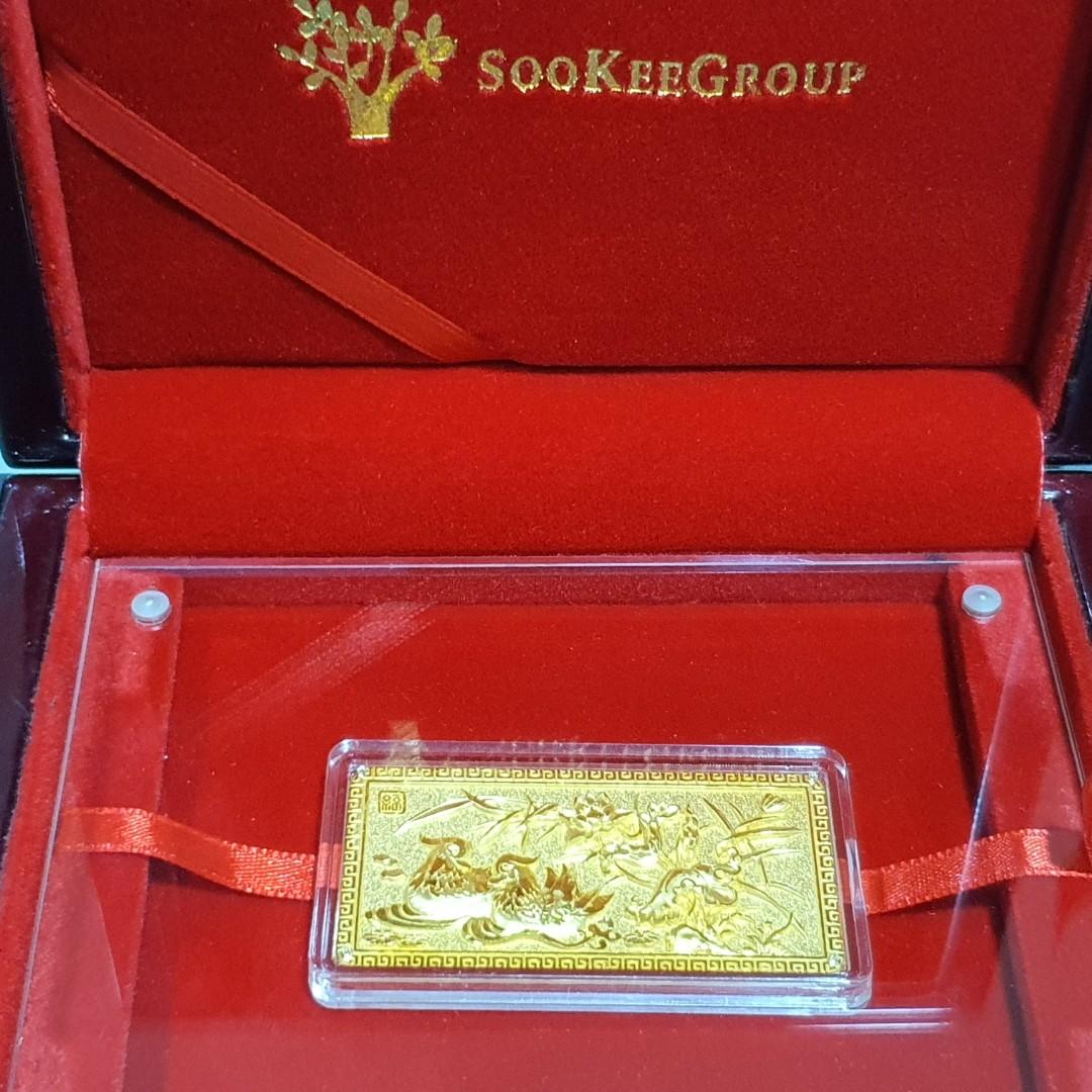 Soo Kee Gold Bar 50g Various Designs Hobbies Toys Memorabilia Collectibles Currency on Carousell