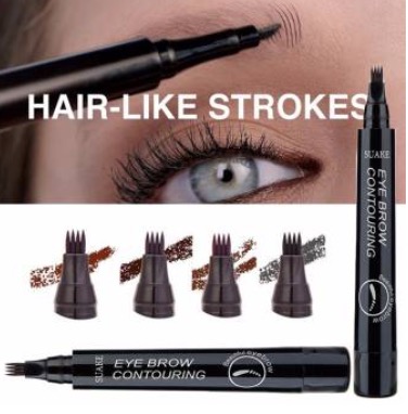 Suake 4 Tip Microblading Eyebrow Tattoo Pen Waterproof Fork Tip Sketch Makeup Ink Liquid Eyebrow Pencil Eye Beauty Beauty Personal Care Face Makeup On Carousell