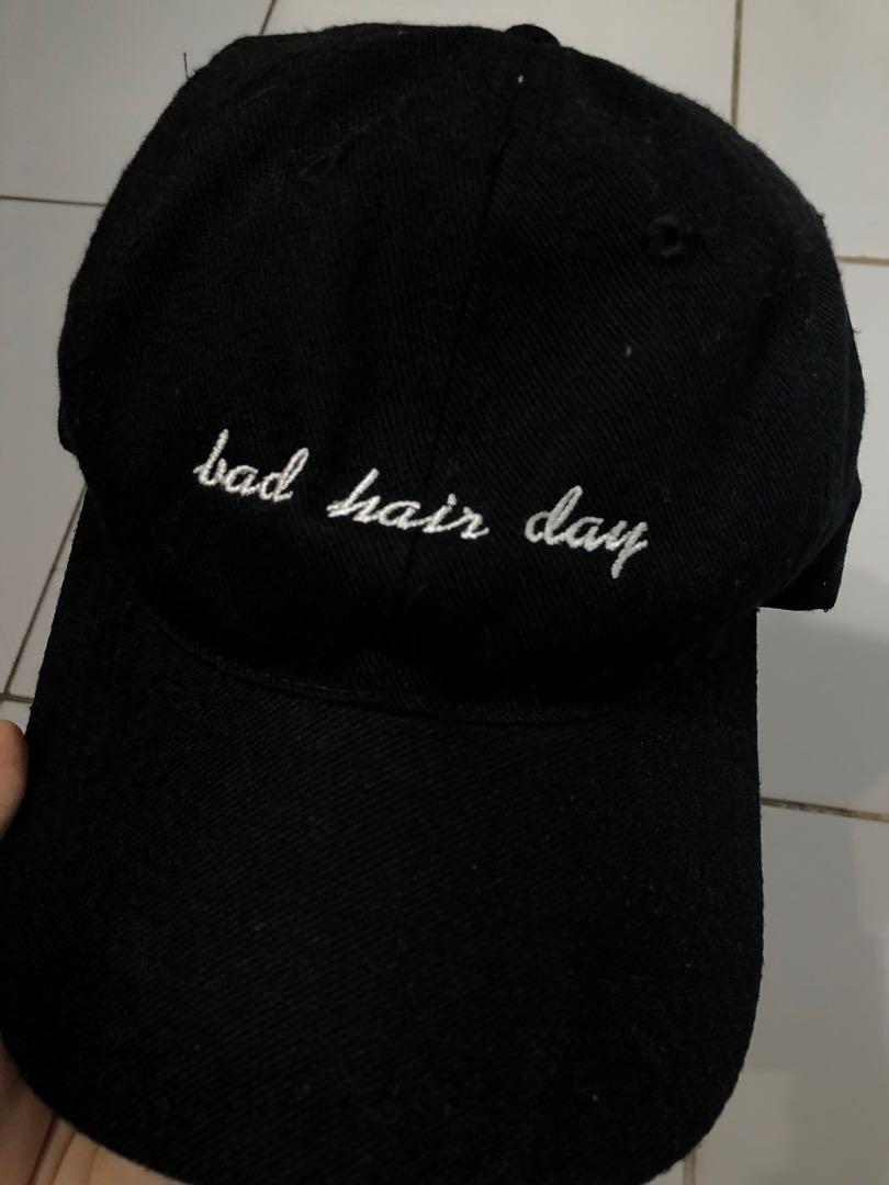 Diskon50 Topi Bad Hair Day, Fesyen 