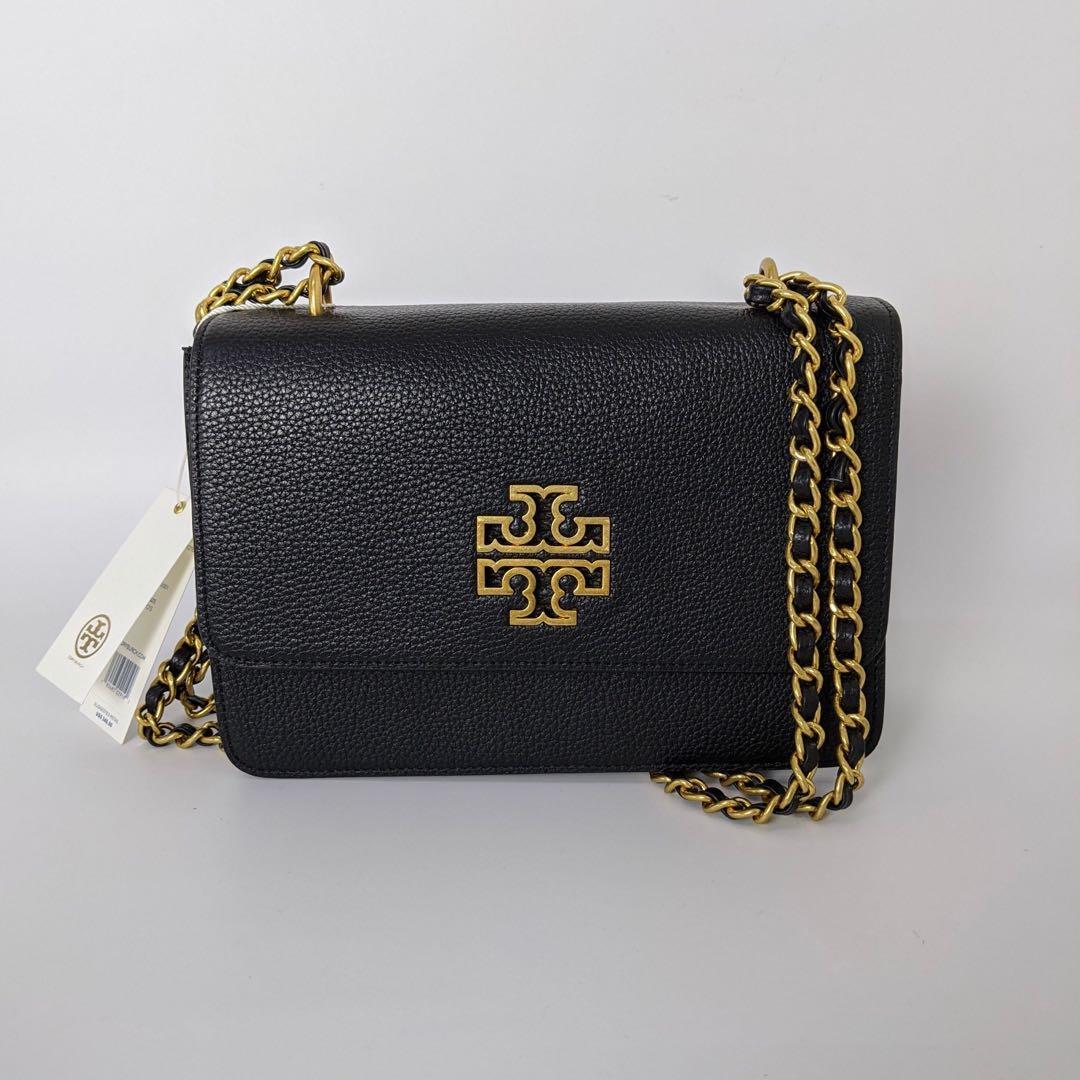TORY BURCH original Britten convertible shoulder bag sling crossbody  leather, Luxury, Bags & Wallets on Carousell