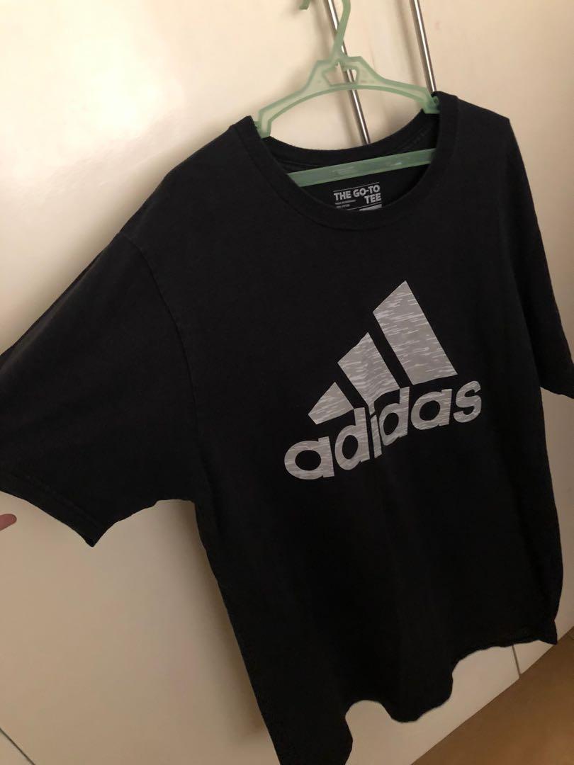 Used Adidas shirt for men big logo, Men 