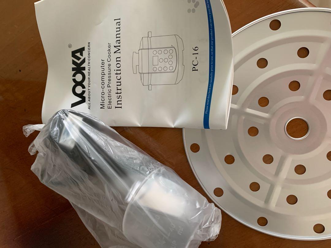 Vooka pressure cooker 2025 manual