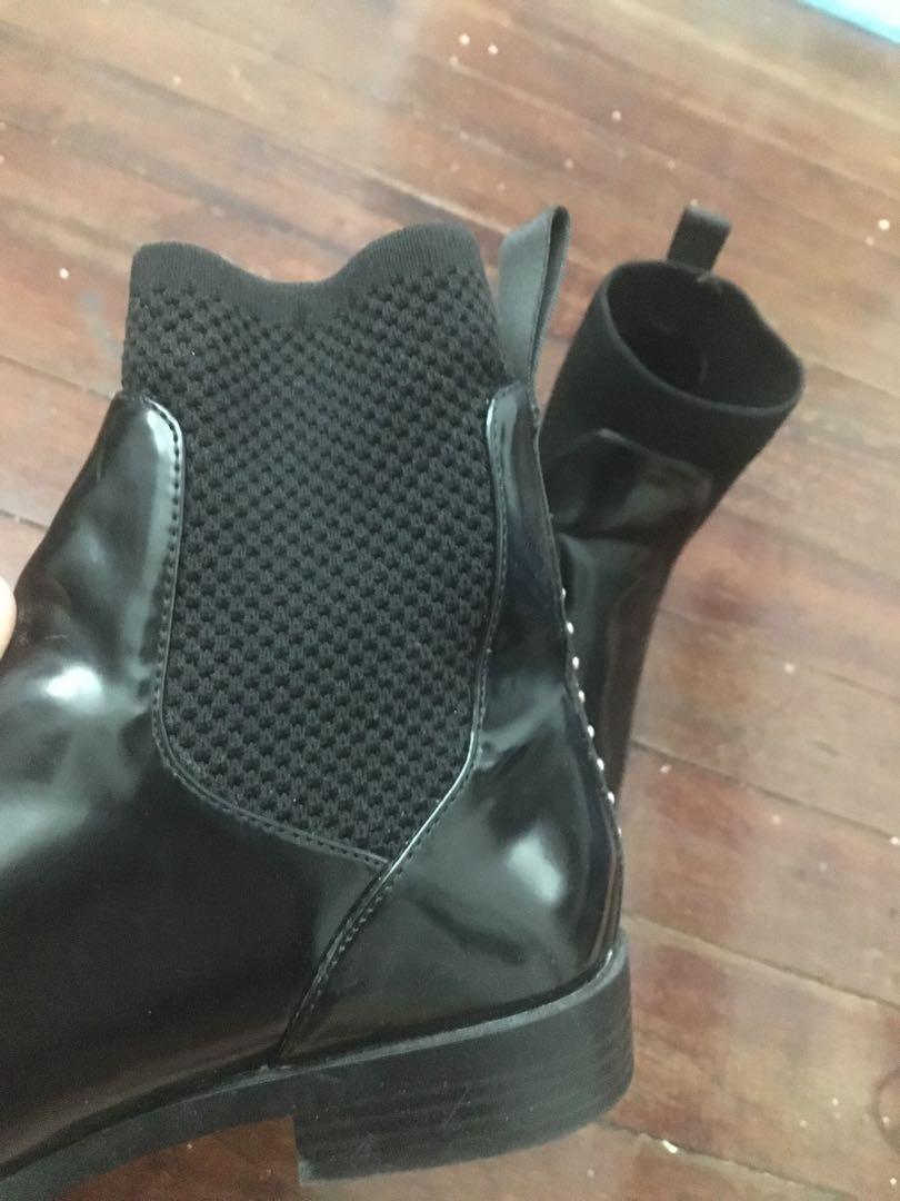Zara Trf Ankle Boots, Women'S Fashion, Footwear, Boots On Carousell