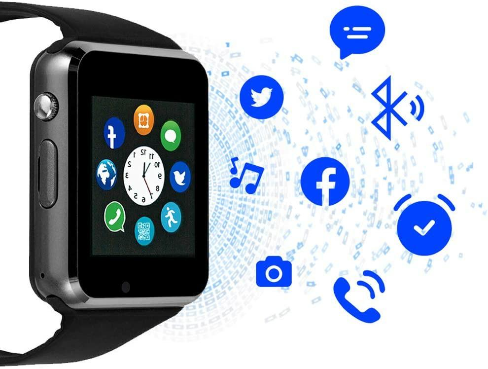 2361 Janker Smart Watch Bluetooth Smartwatch with SIM Card Slot Camera Music Player Phone Watch Compatible Android Phones Wrist Watch for Men Women Mobile Phones Gadgets Wearables Smart Watches on Car...