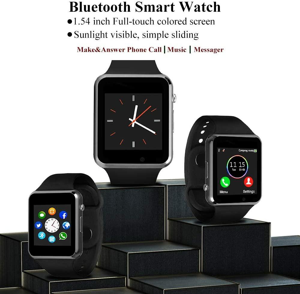 2361 Janker Smart Watch Bluetooth Smartwatch with SIM Card Slot Camera Music Player Phone Watch Compatible Android Phones Wrist Watch for Men Women Mobile Phones Gadgets Wearables Smart Watches on Car...