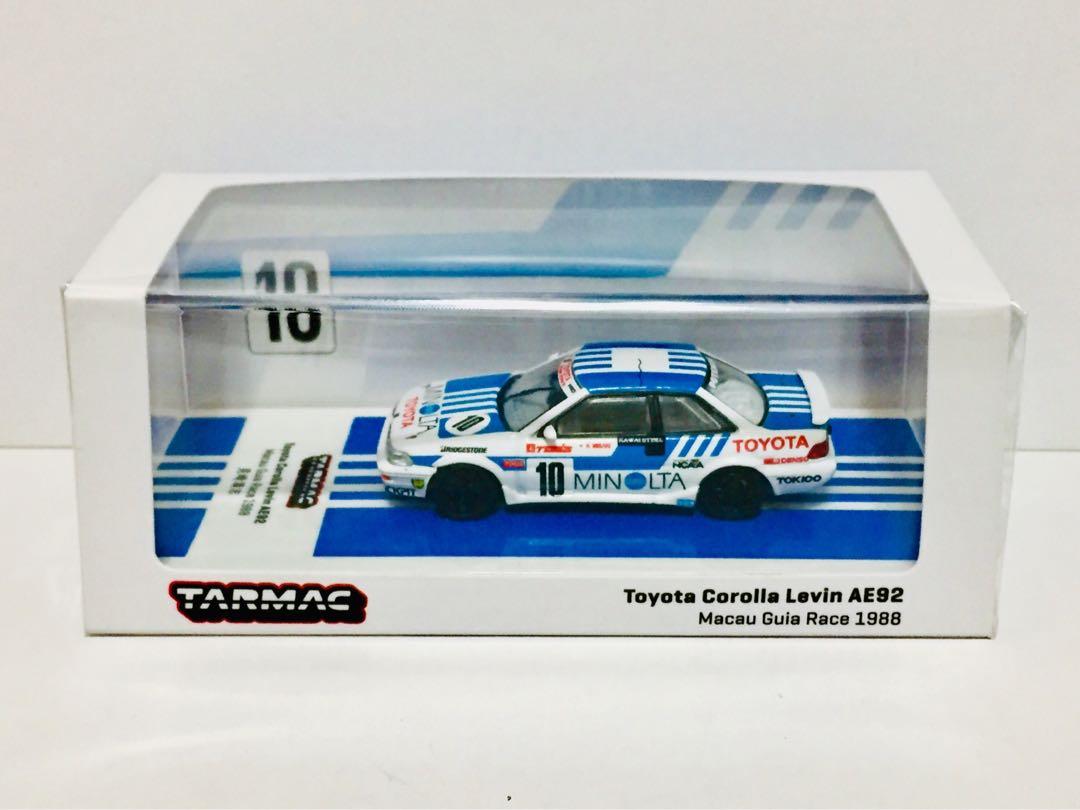 全新未開封tarmac Works Scale 1 64 豐田toyota Corolla Levin Ae92 Minolta Macau Guia Race 19 見崎清志 玩具 遊戲類 玩具 Carousell