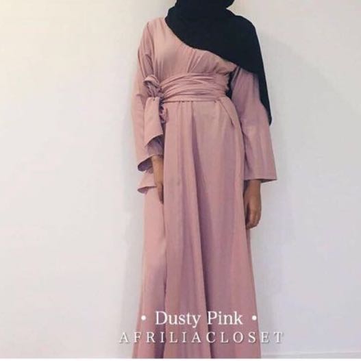 abaya wrap dress