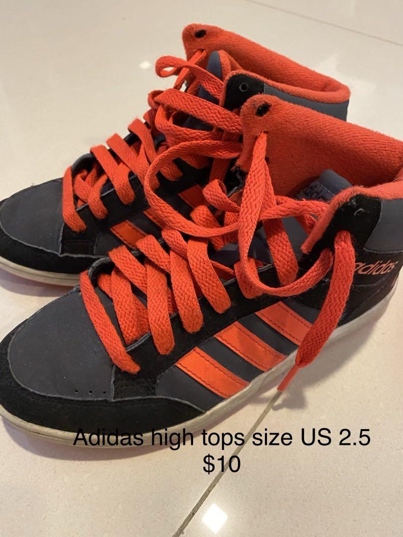 adidas high tops size 5