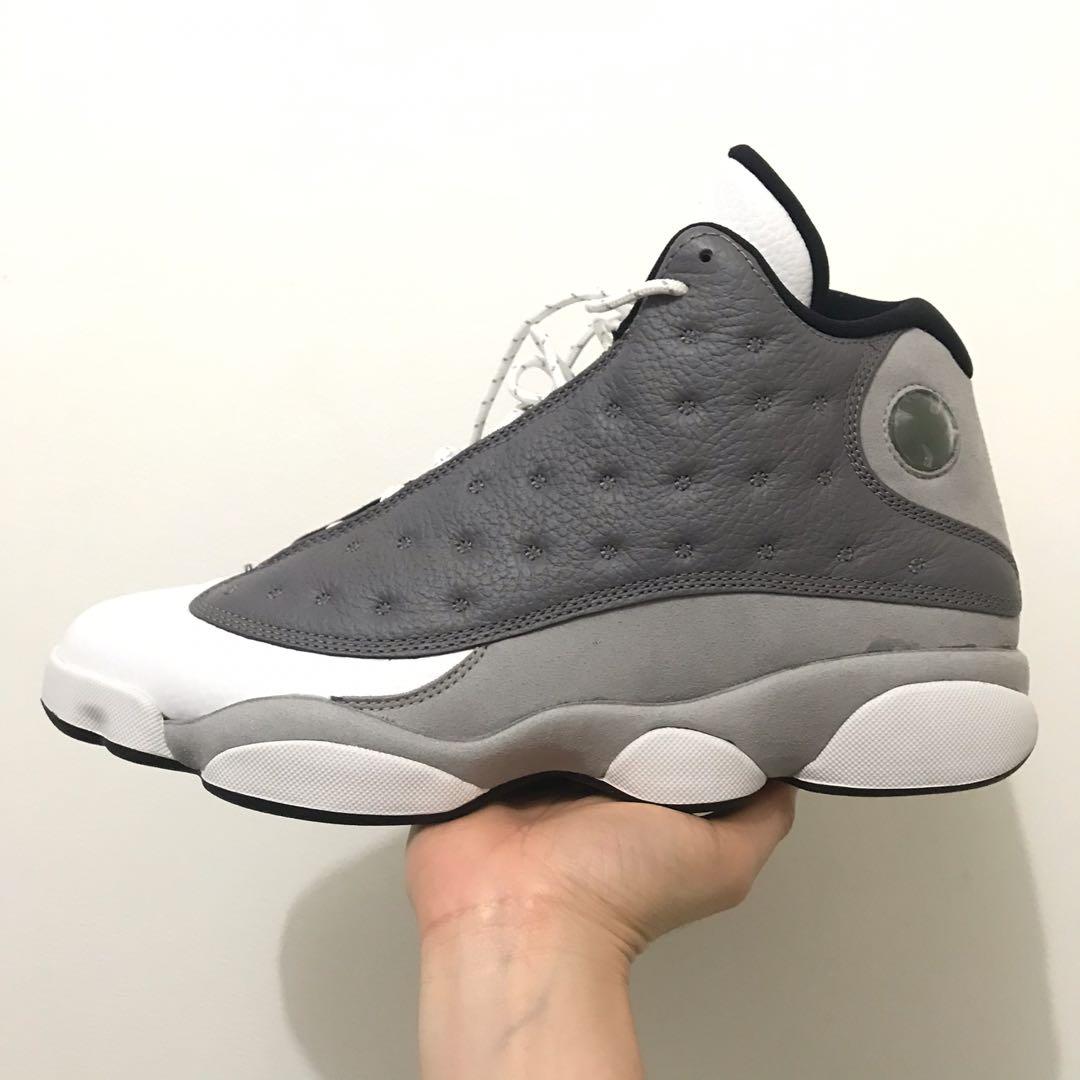 Jordan 13 atmosphere grey black white sales