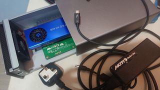 Akitio node lite and radeon wx 4100